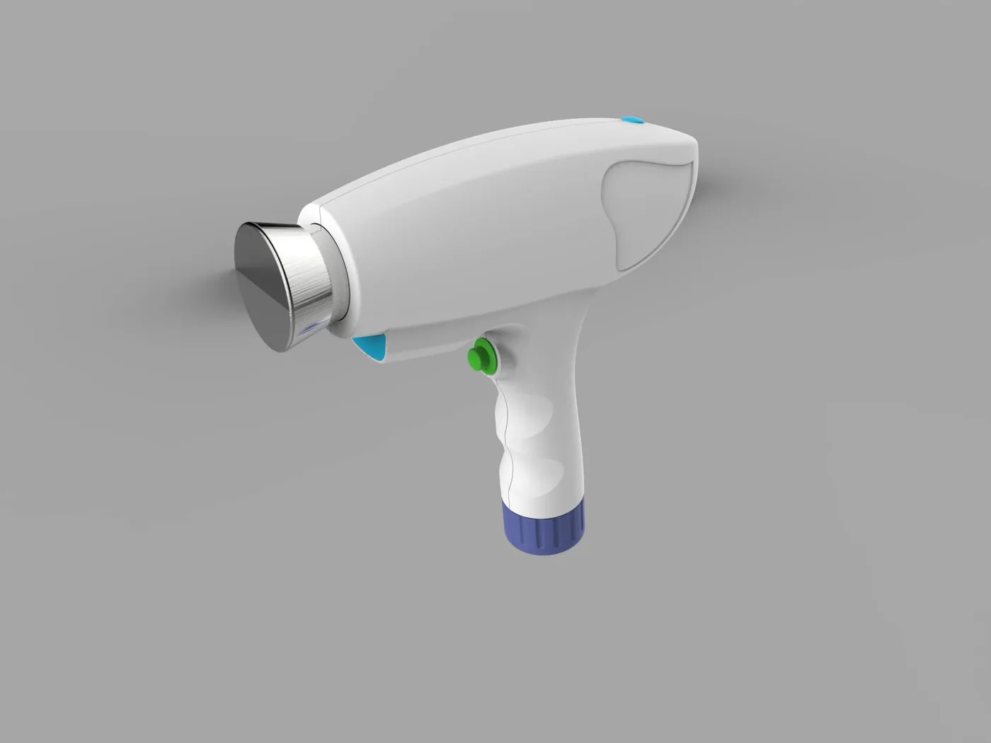 Vibrating handpiece for RF treatments on the face and body